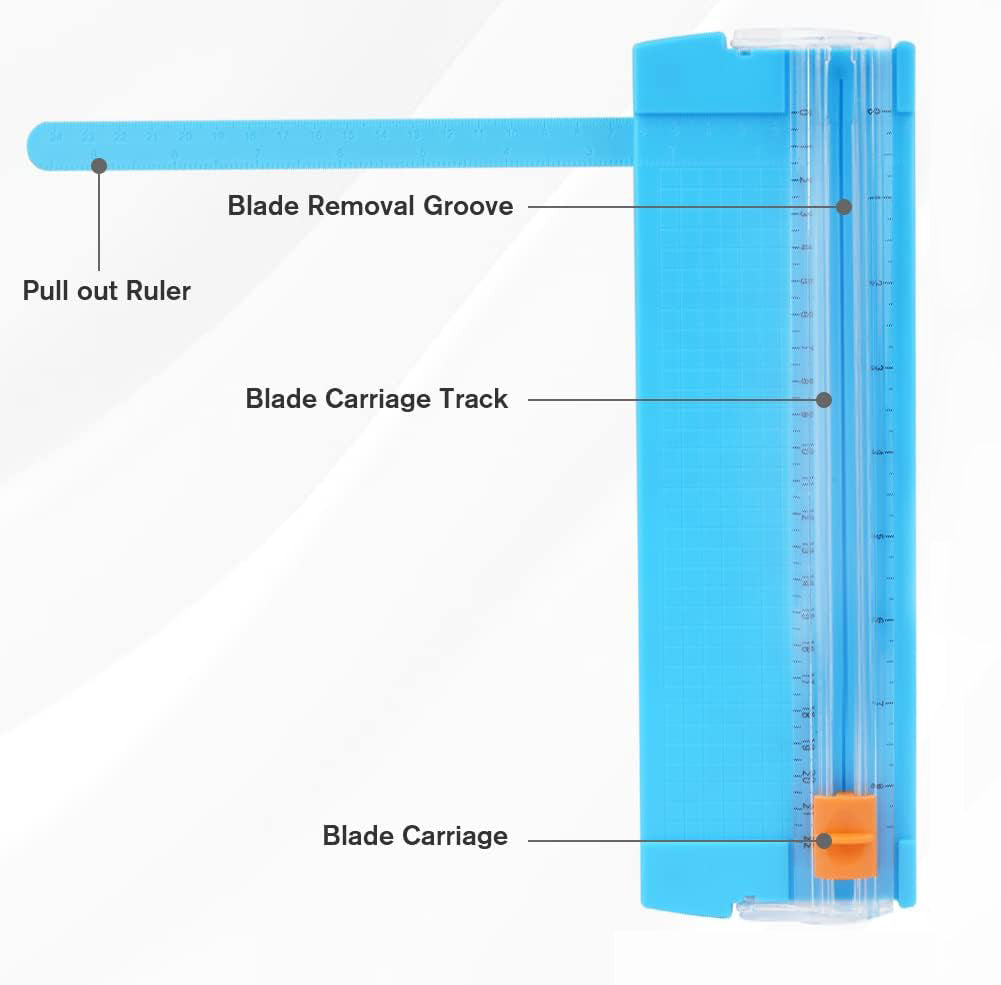 Paper Cutter, A5 Mini Paper Cutter, Portable Paper Cutting Machine (1 Pc / Mix Color) Paper Cutter, A5 Mini Paper Cutter, Portable Paper Cutting Machine (1 Pc / Mix Color)